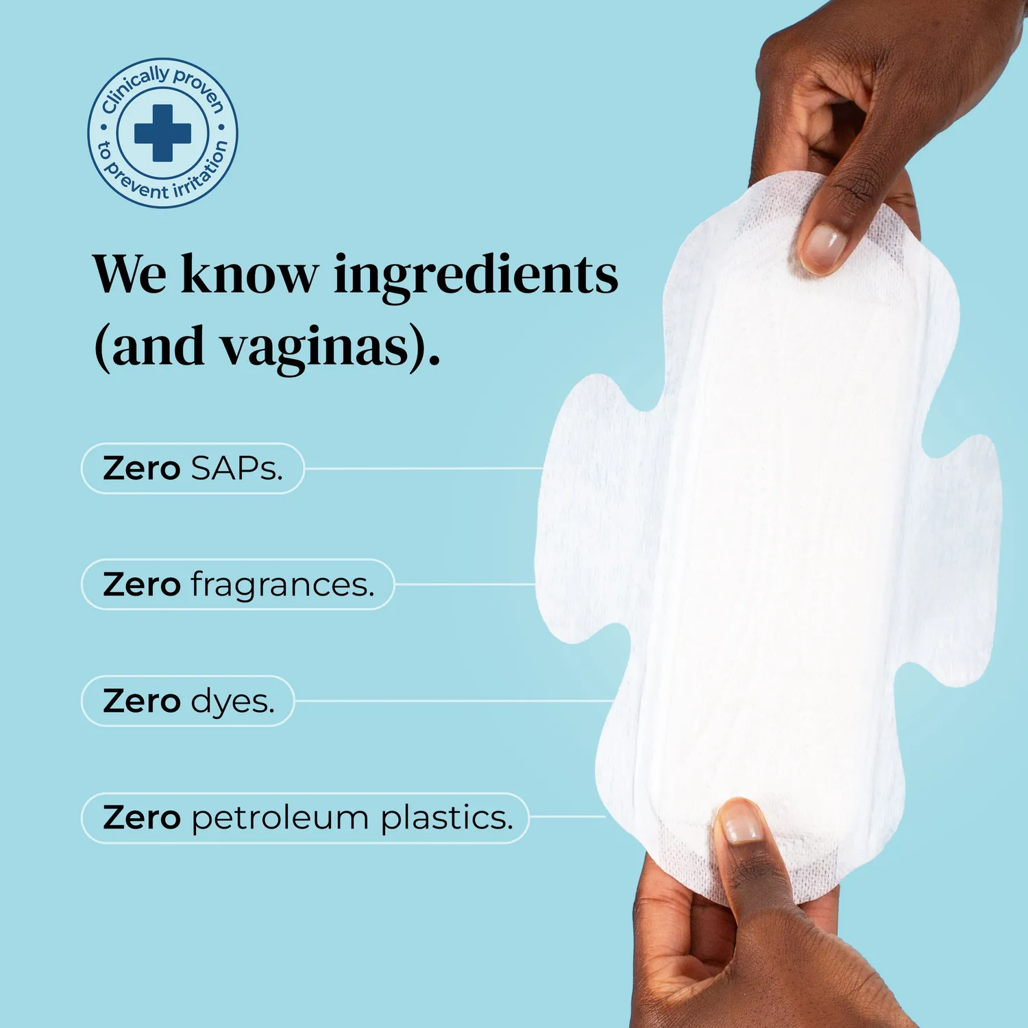 Moon Cup serviette hygienique avec ailes coton bio