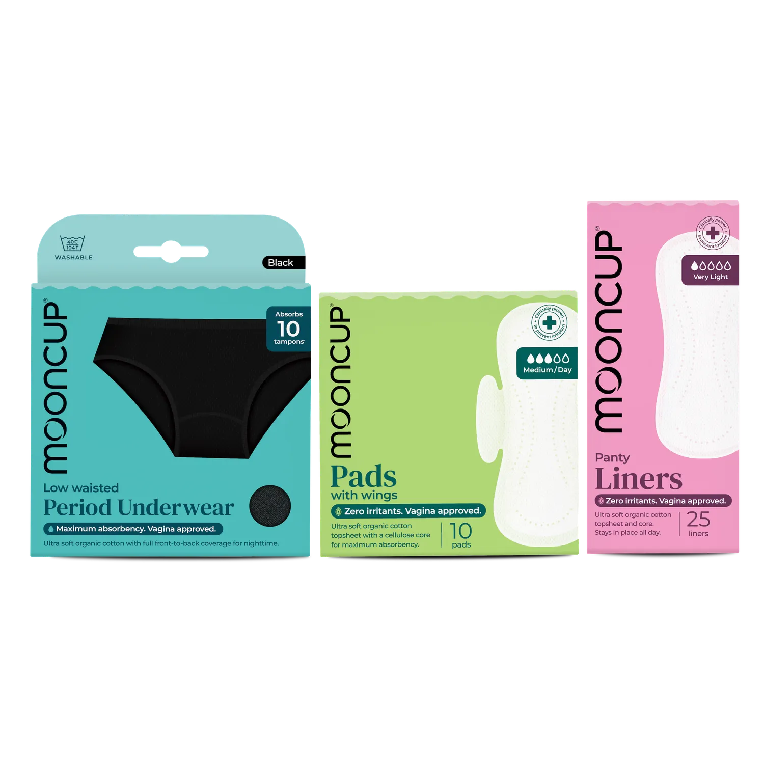 Moon Cup Free Flow Bundle kit règles