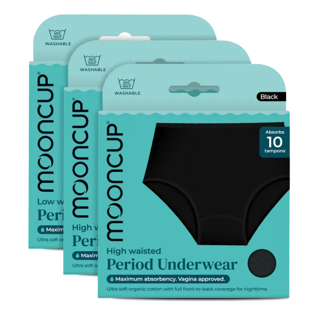 Moon Cup culotte menstruelle lot flux fort