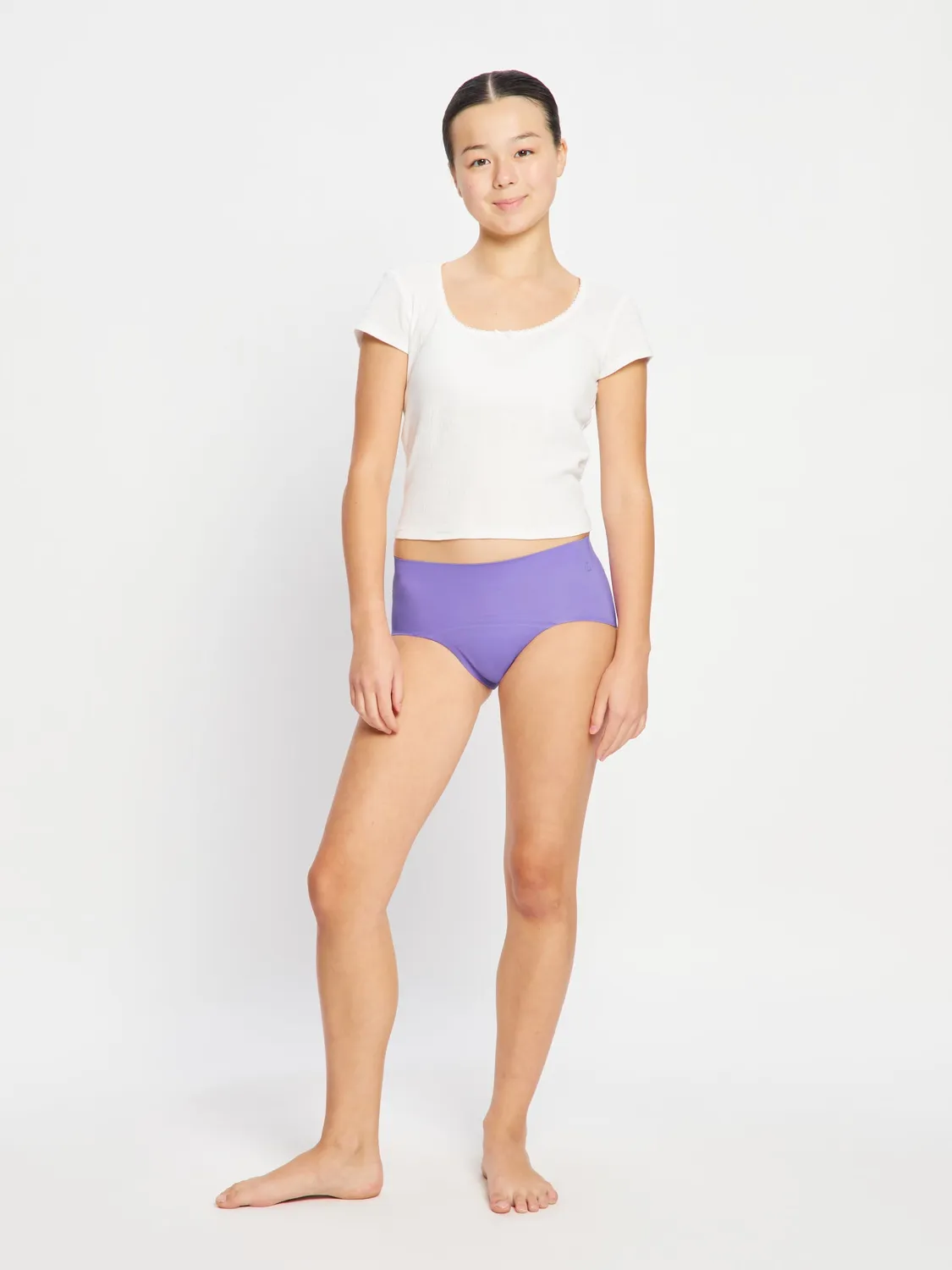 Modibodi Teen Seamfree Boyleg culotte menstruelle flux moyen