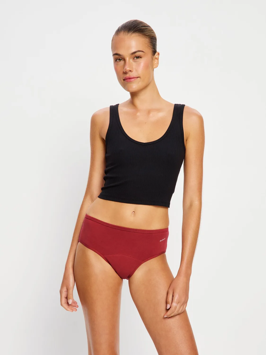 Modibodi Basic Mid-Rise Brief culotte lot 3 flux moyen