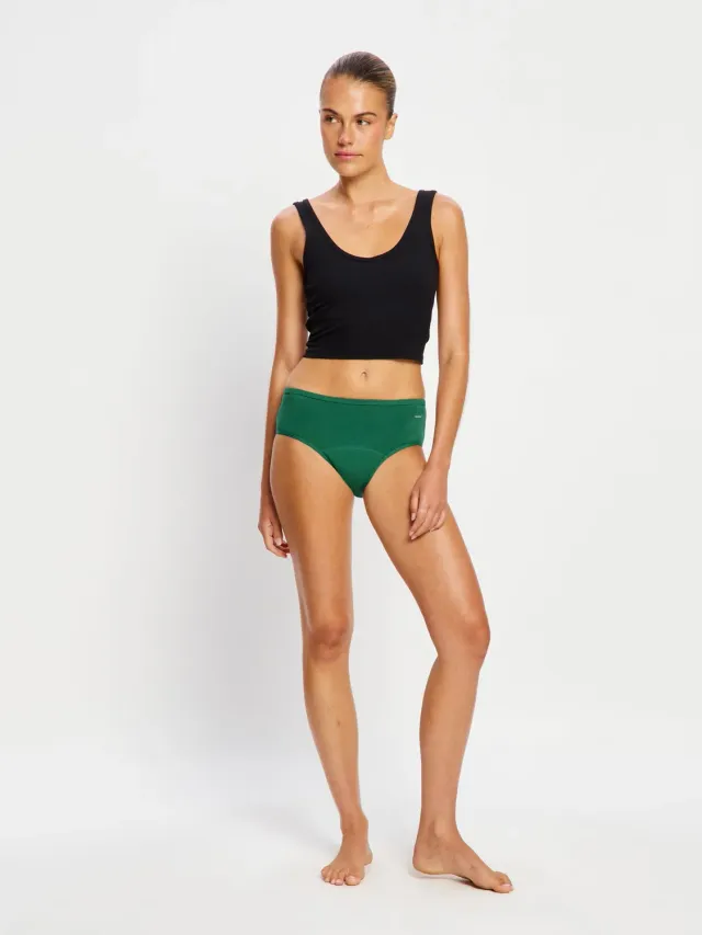 Modibodi Basic Mid-Rise Brief culotte flux moyen