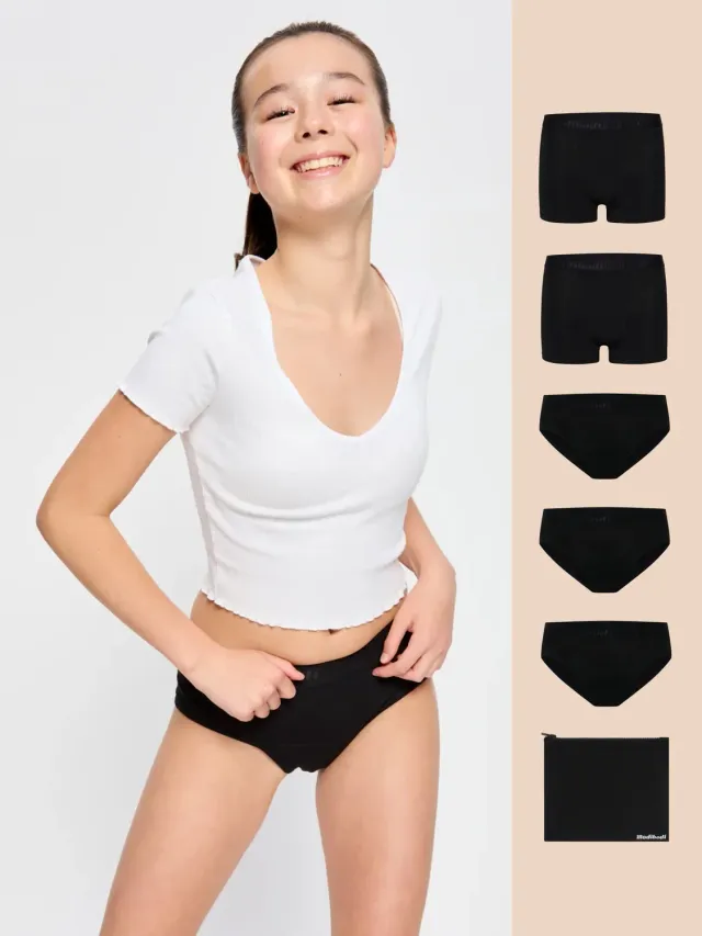 Modibodi Period School & Sport Pack culottes menstruelles ado