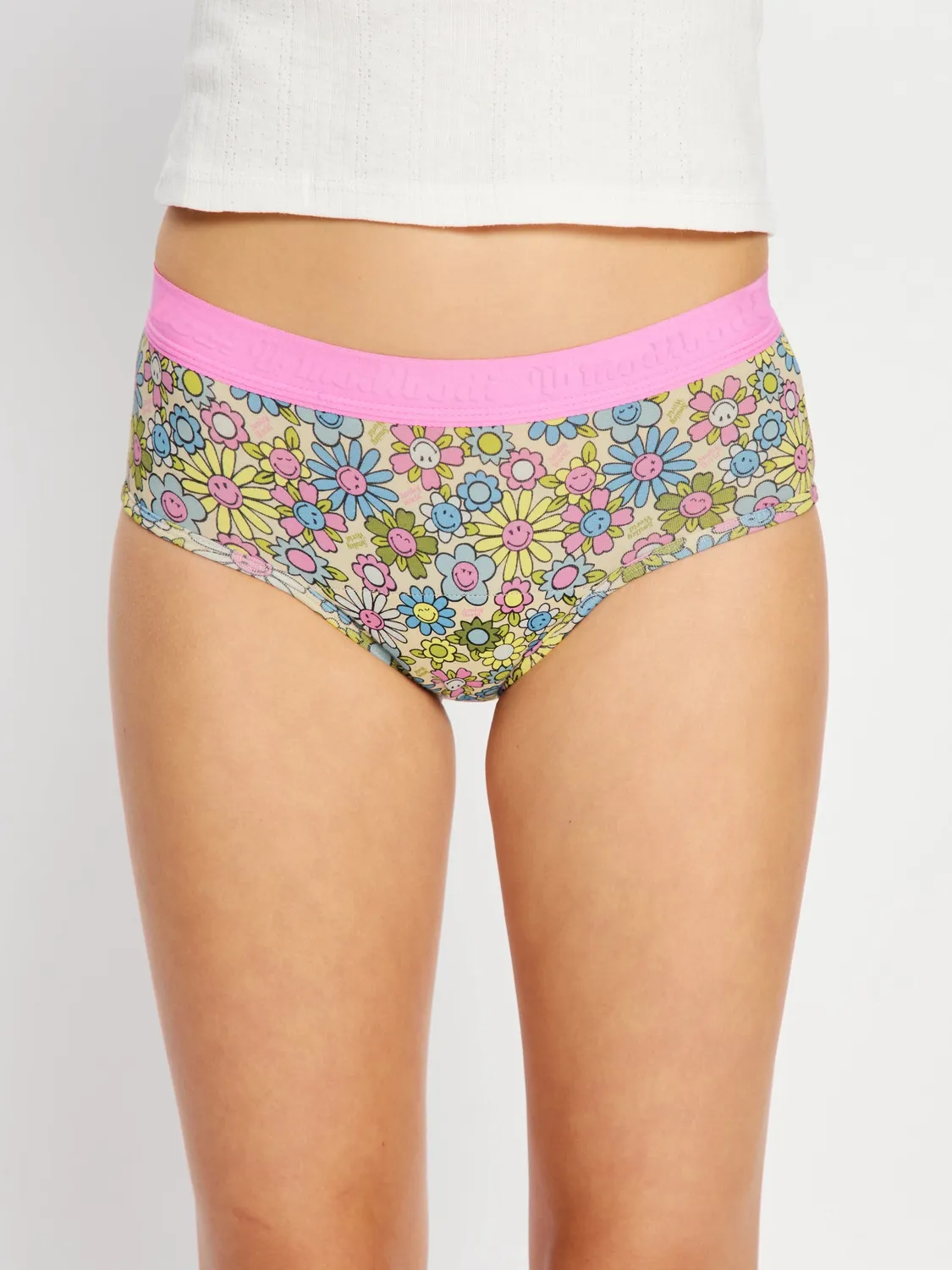 Modibodi SmileyWorld Teen Hipster Boyleg culotte menstruelle