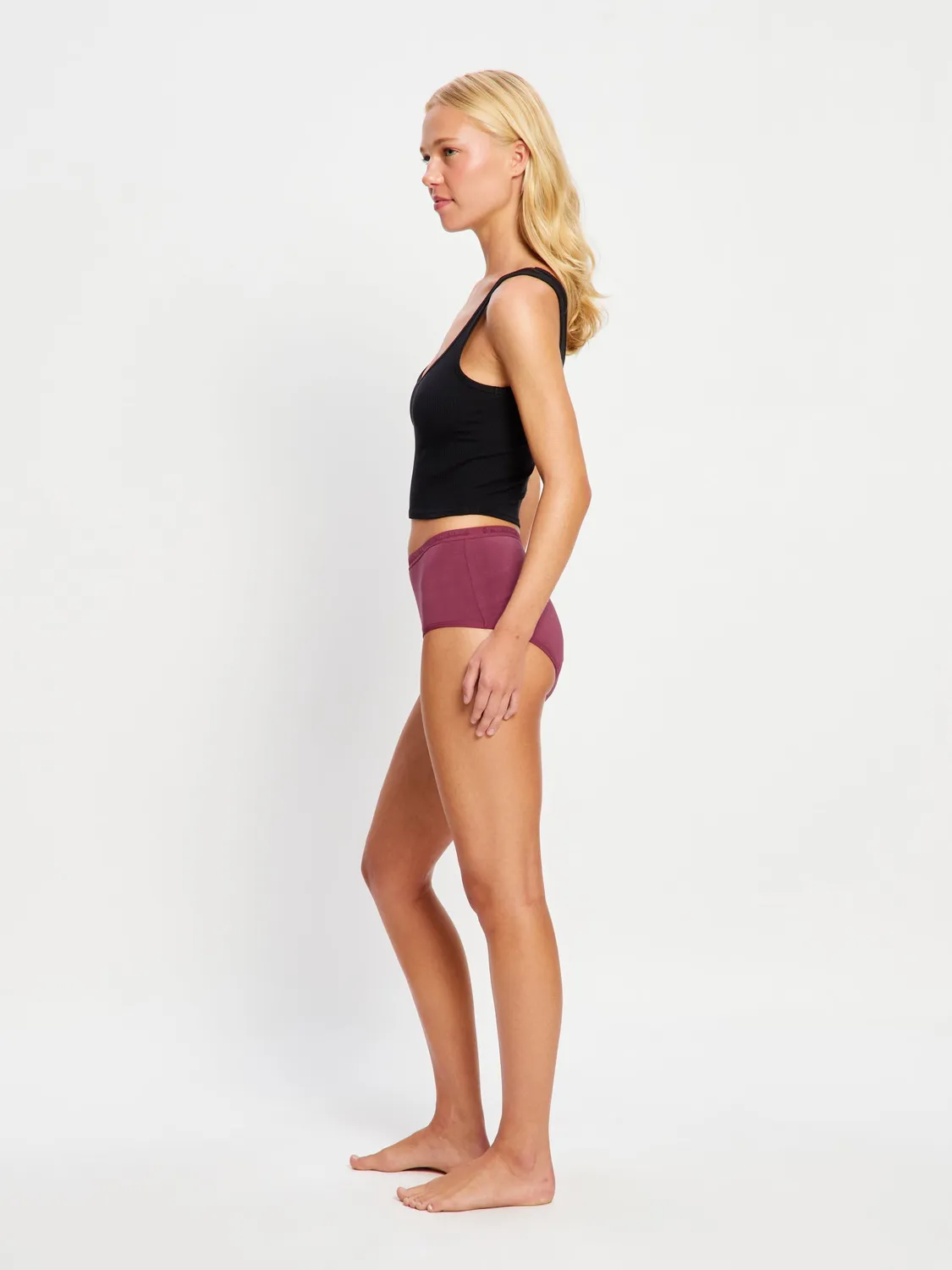 Modibodi Classic Full Brief culotte Plum Purple Moderate