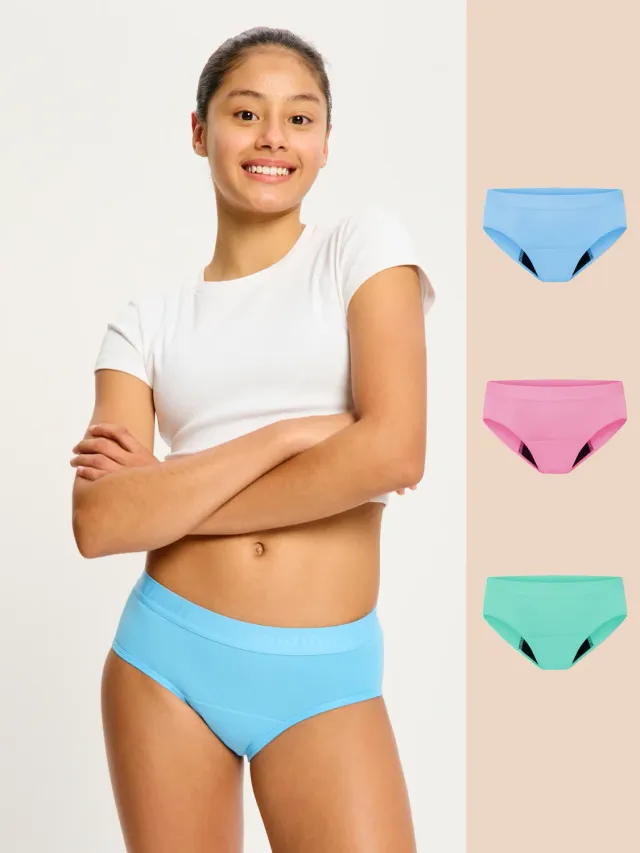 Modibodi Teen Hipster Boyleg culotte menstruelle absorption modérée